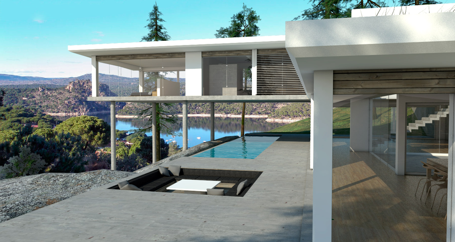 modelo-de-renderizado-fotorrealista-con-vistas-al-lago-y-al-bosque-con-piscina