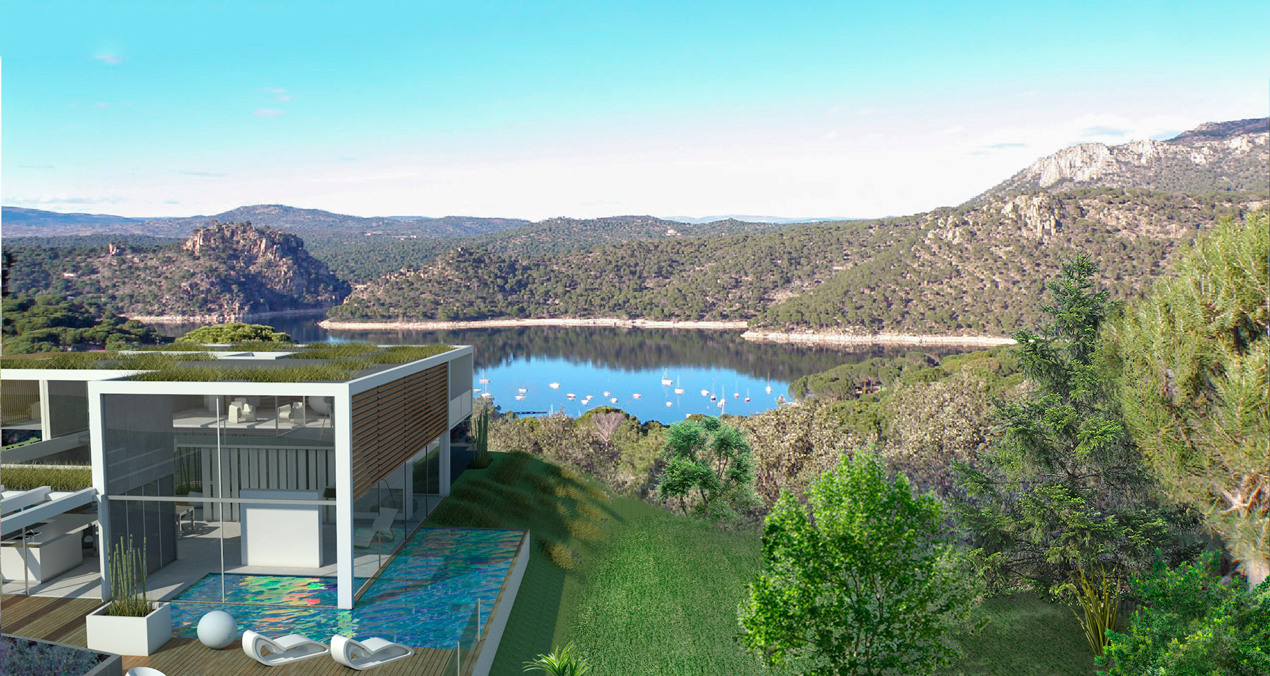 modelo-de-renderizado-fotorrealista-con-vistas-al-lago-y-al-bosque-con-piscina-terraza-ventanales-moderno-15