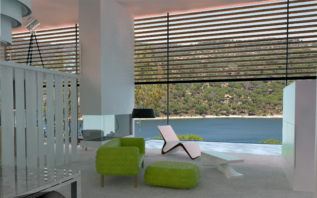 modelo-de-renderizado-fotorrealista-con-vistas-al-lago-y-al-bosque-con-piscina-terraza-ventanales-moderno-en-parcela